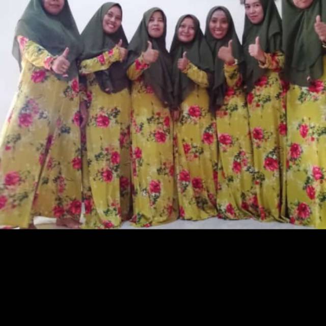 Terbaru gamis pengajian seragam