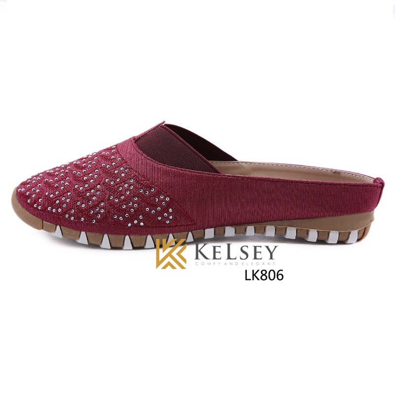 (GRATIS ALAS KAKI) NICOLE SANDAL SLIP ON KELSEY LK806