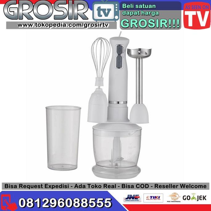 ALAT GILING BUMBU DAPUR IDEALIFE IL 215S - HAND BLENDER/MIXER/CHOPPER - IDEALIFE 215S | Chopper