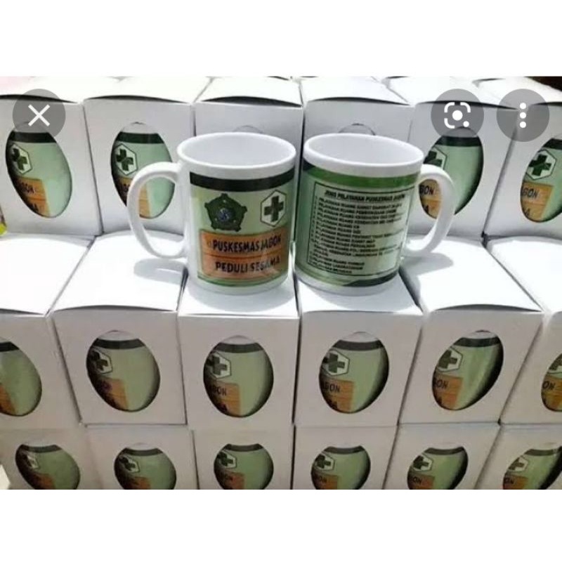 Jual souvenir gelas mug+cetak+box Shopee Indonesia
