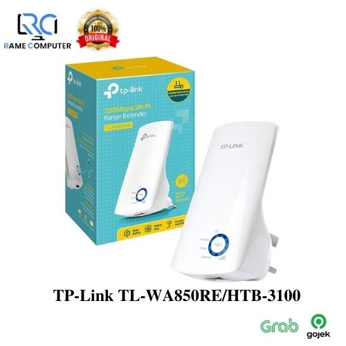 TP-LINK TL-WA850RE 300Mbps Wi-Fi Range Extender Wall Plugged 2 internal antena 1 10/100Mbps Port wps