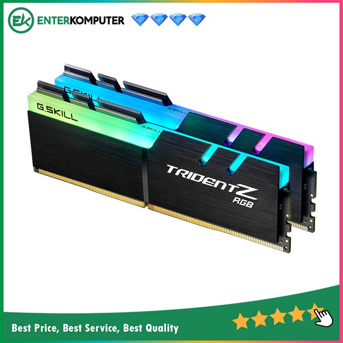 Gskill DDR4 TridentZ RGB PC28800 64GB (2x32GB) F4-3600C18D-64GTZR