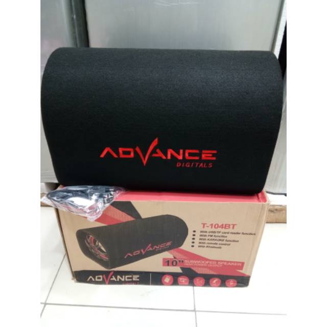 Speker bluetooth ac/dc bisa buat mobil advance 10"