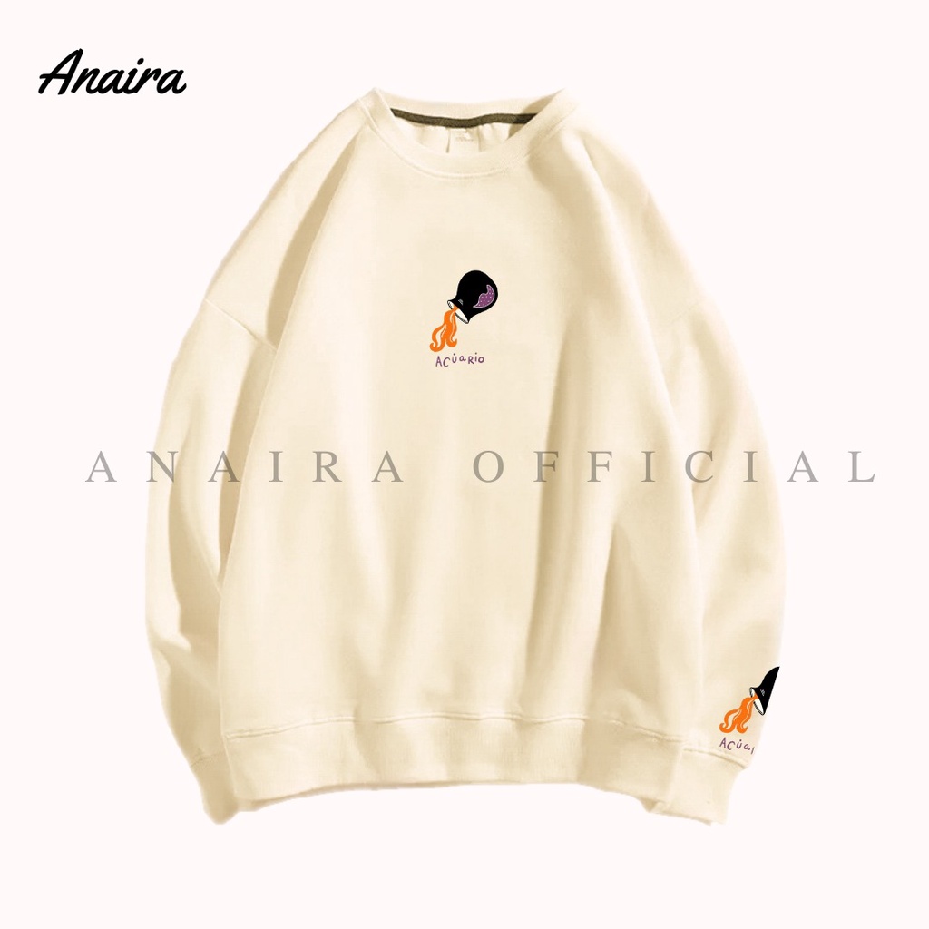 ACUARIO SWEATER CREWNECK WANITA ANAIRAOFFICIAL