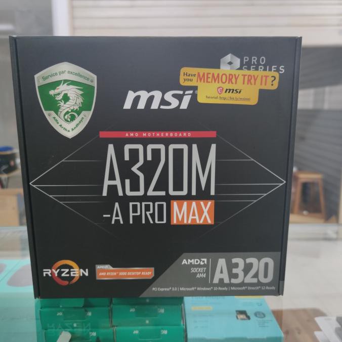 DROPSHIP OKE MSI A320M A Pro MAX (AM4)