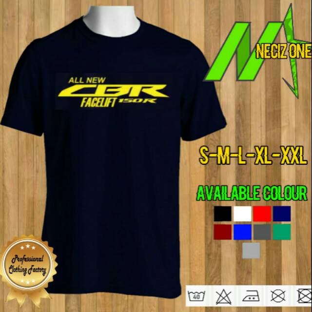 Kaos Otomotif Club Motor All New Honda CBR 150R Facelift Kaos CBR