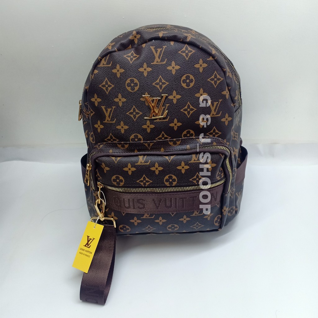 Rangsel LV Wanita / Tas Rangsel full hembos / Kantong res sleting