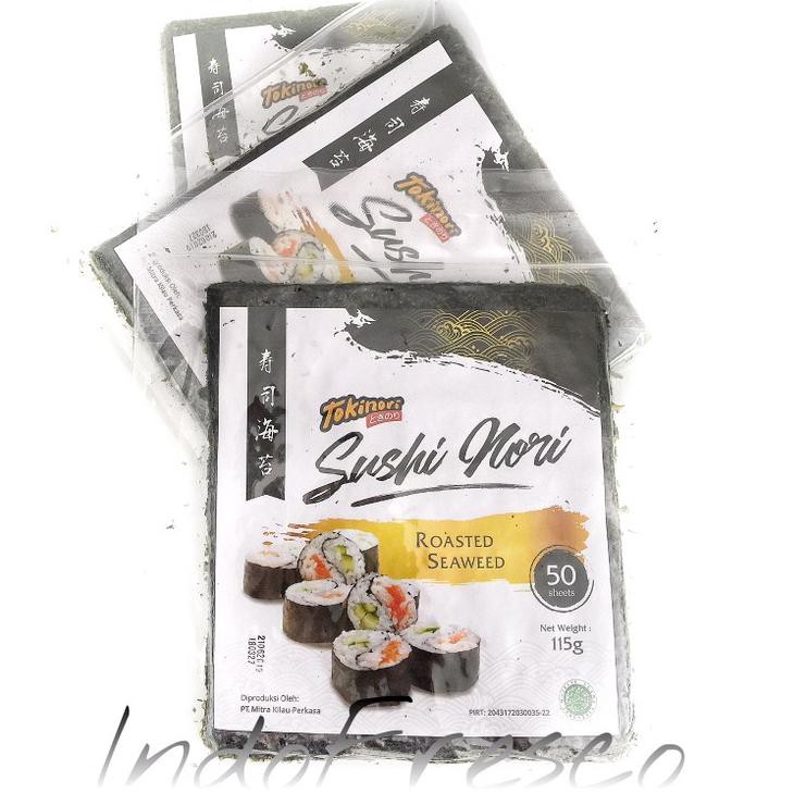 

BESTSELLER Tokinori Yaki Sushi Nori- Roasted Seaweed- Rumput Laut 50pc