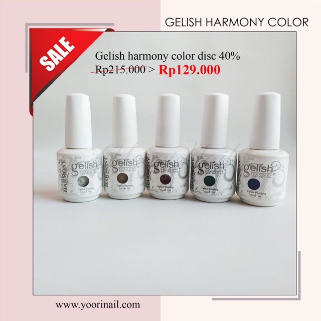 SALE!!! Gelish Harmony Original made in USA Gel polish kutek gel gelish harmoni colors