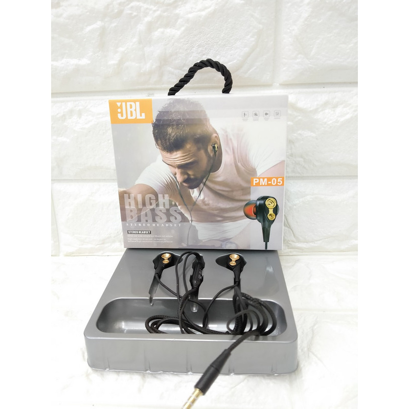 HF HANDSFREE HEADPHONE HEADSET EARPHONE PM-05 PM05 PM 05