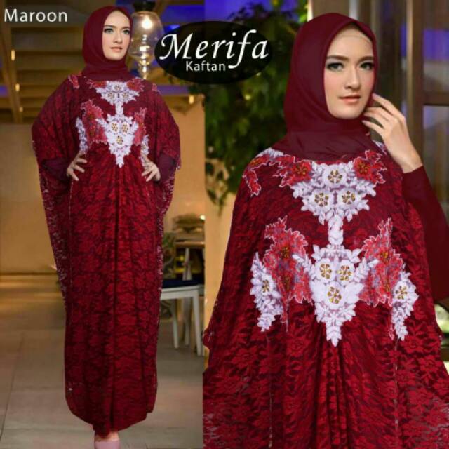 Merifa Kaftan Jumbo Fashion Muslim Wanita