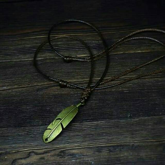 Kalung Daun Bronze BL1