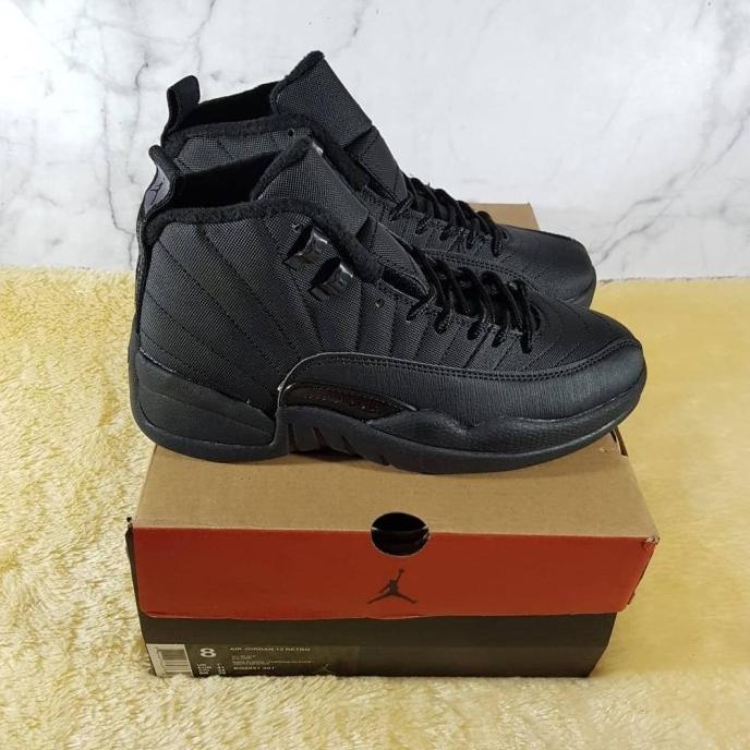 retro jordan 12 all black