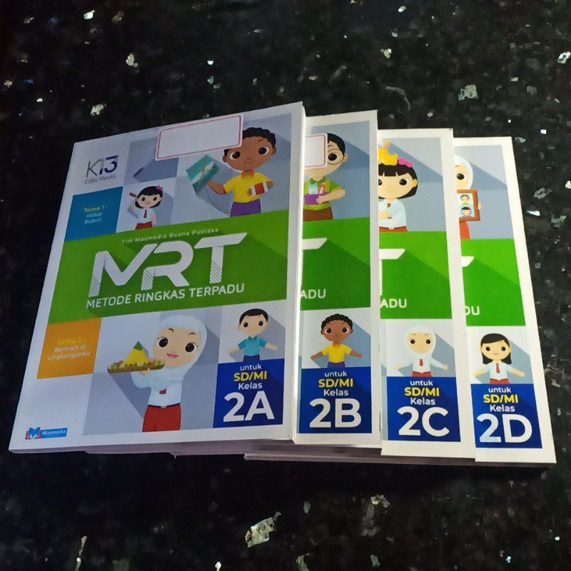 Buku (MRT) Metode Ringkas Terpadu Kelas Sd 2A, 2B, 2C, 2D, Penerbit Masmedia, Tim Masmedia Buana Pus