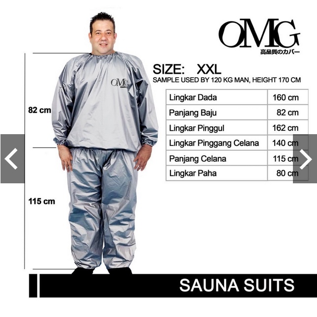 XXL JUMBO Sauna Suit OMG