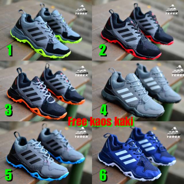 SEPATU ADIDAS TEREX PRIA OLAHRAGA SNEAKERS RUNNING LAGI SPORT IMPORT GRADE ORI VIETNAM TERBARU KEREN
