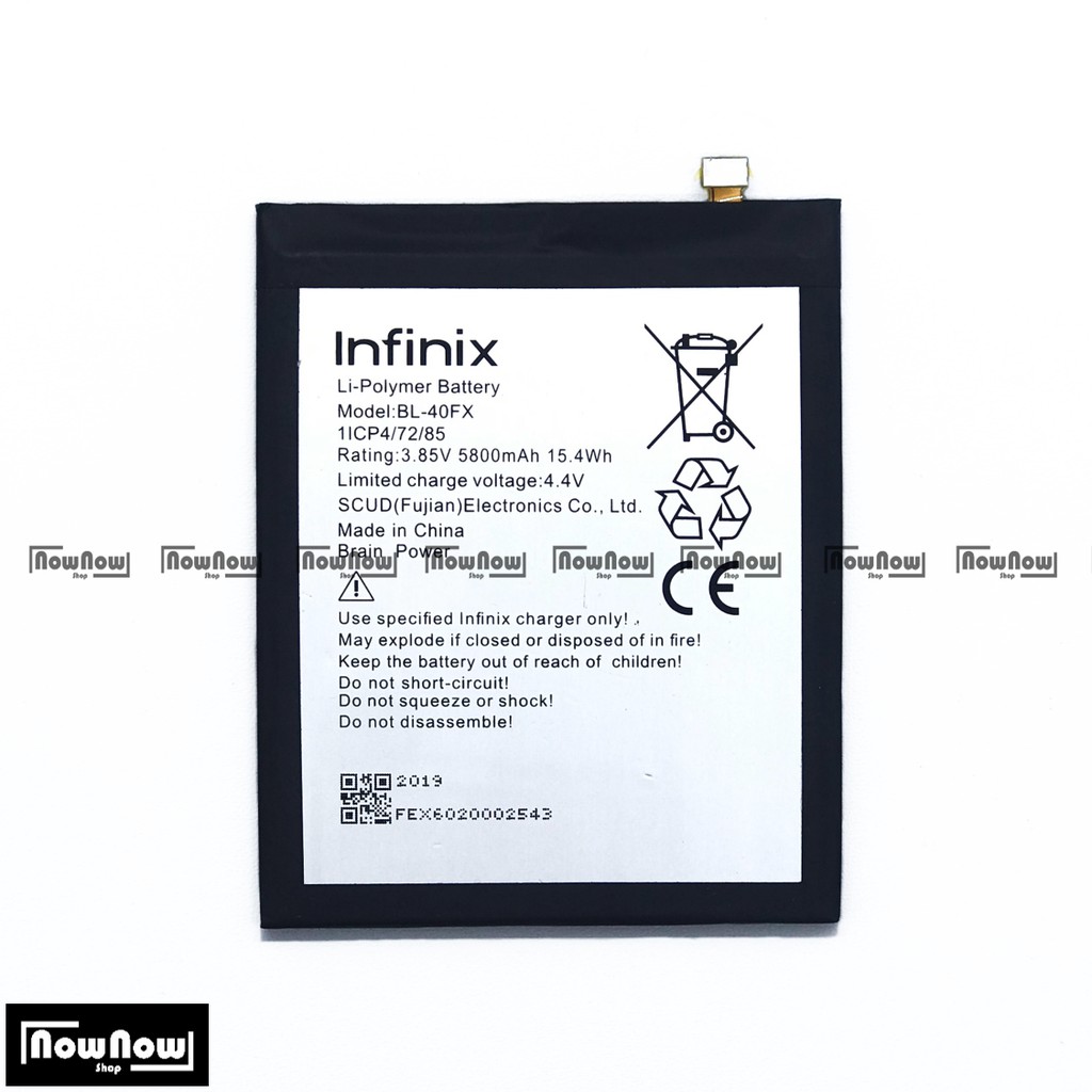 Baterai Infinix Zero 4 Plus X602 X603 X574 BL-40FX Original Batre Batrai Battery HP BL40FX