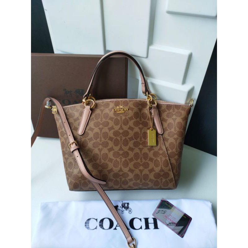 TAS COACH KELSEY PREMIUM | TAS SELEMPANG WANITA TOTE COACH BRANDED IMPORT