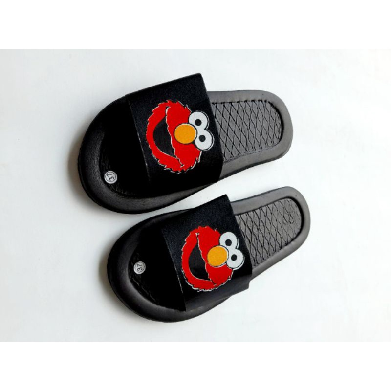 Sandal Selop wanita Motip Elmo terbaru Arkn023