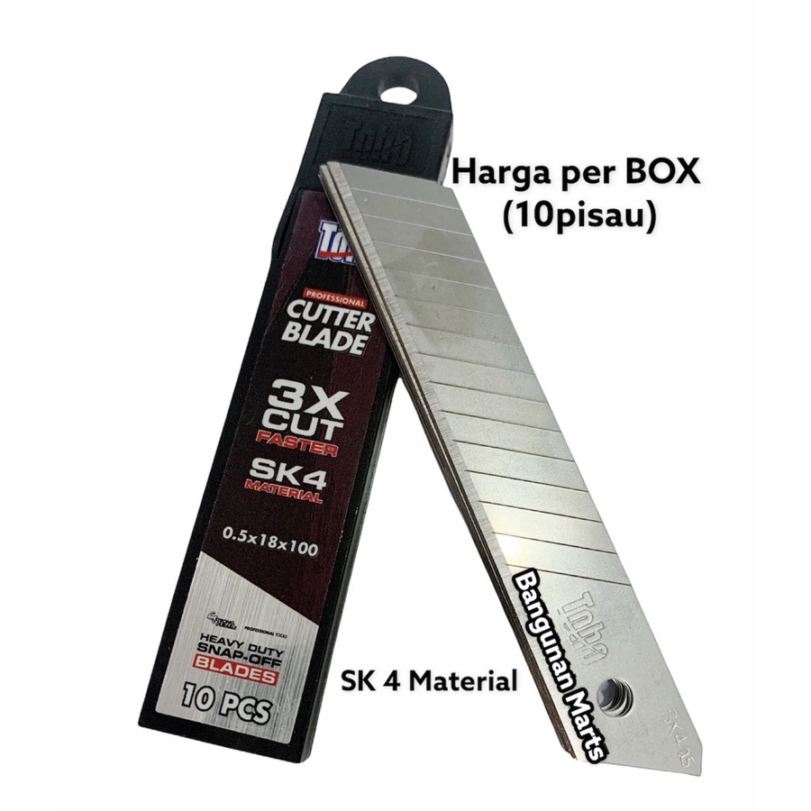 

Isi Ulang Cutter Japan TOHO Black Premium Blade | Refill Pisau | Bangunan Marts