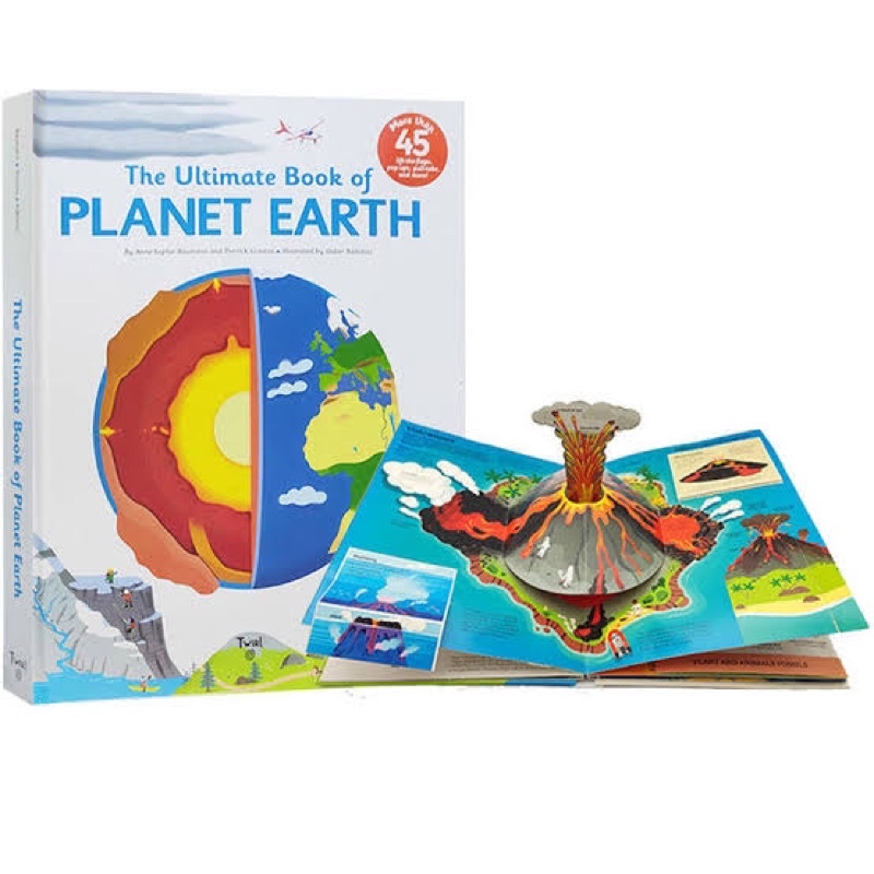 Usborne The Ultimate Book of Planet Earth Imported English Buku Impor Planet Bumi Inggris Edukasi Education