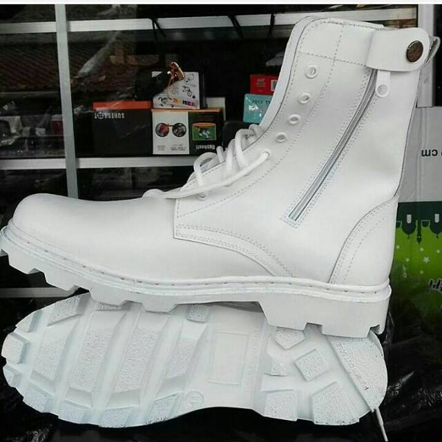 Sepatu pdl paskibra full putih sepatu pdl pria murah