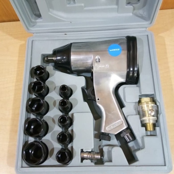 WESTCO Air Impact Wrench Kit 1/2 Inch Mesin Buka Baut Angin Kompresor