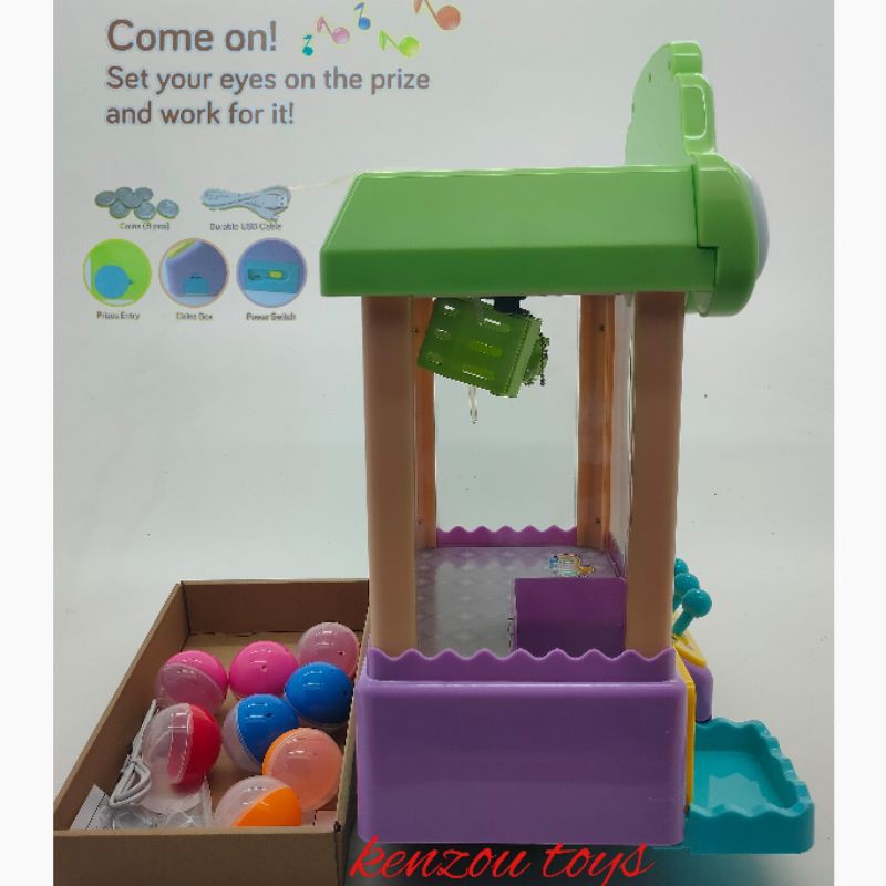 jay claw machine mainan mesin jepit boneka atau bola