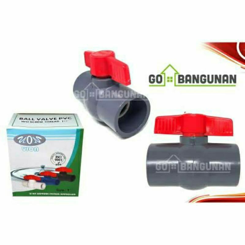 Stopkran Ball Valve Pvc 1" inch