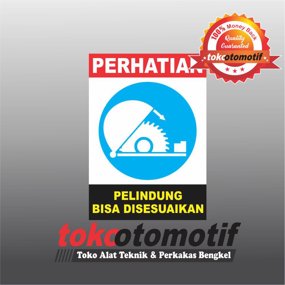 

Sticker Safety Sign K3 Pelindung Bisa Disesuaikan