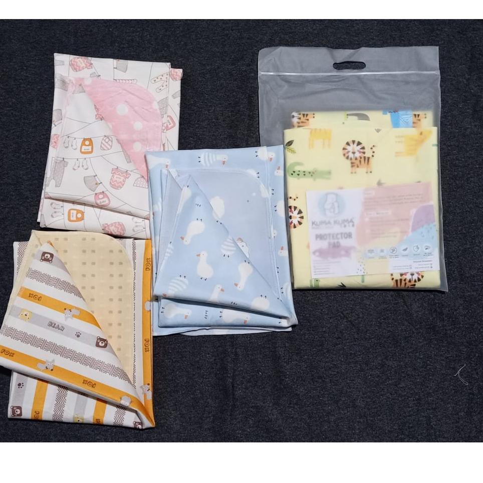 Laris.Manis99⇸ Kuma Kuma Perlak Bamboo Waterproof 90cm x 70 cm Kumakuma Perlak まぴび