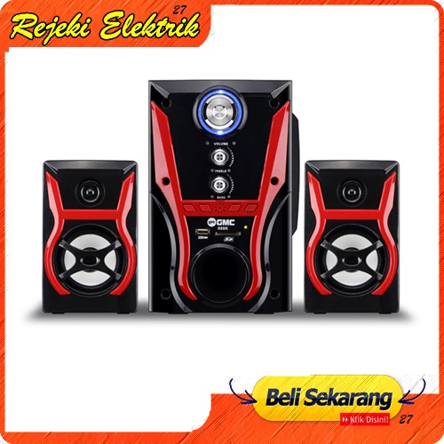 Speaker Aktif Bluetooth GMC 888L / 888K Multimedia Radio Bass Original