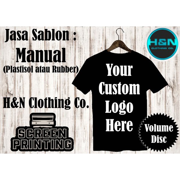 

Order Langsung Sablon Manual Plastisol-Rubber Satuan-Lusinan 1Warna 1Sisi Max A3 terbaik