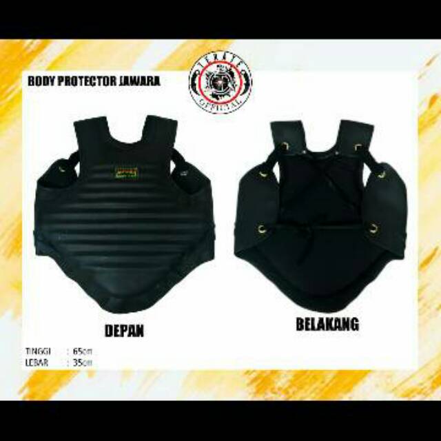 Body protector JAWARA(pertandingan silat)