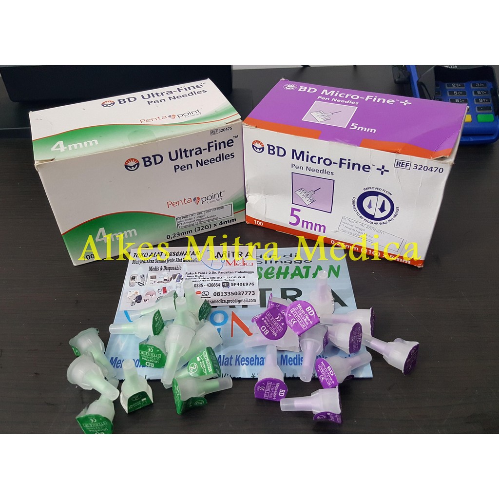 BD MICROFINE / ULTRAFINE JARUM INSULIN 4MM & 5MM /  PEN NEEDLES
