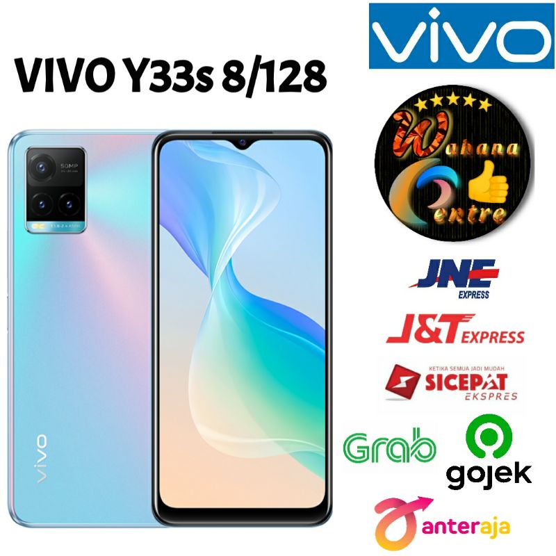 vivo y33s 8/128 [ram 8gb 128gb] + 4gb extended ram - garansi resmi