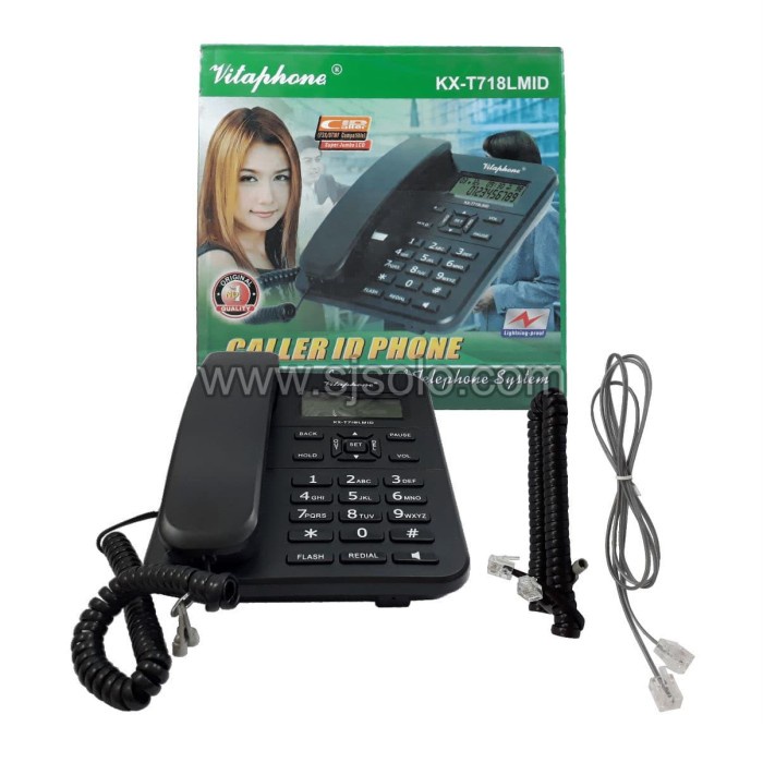 Telp Rumah Telepon Kantor Telephone Hotel Telpon VITAPHONE KX-T718L