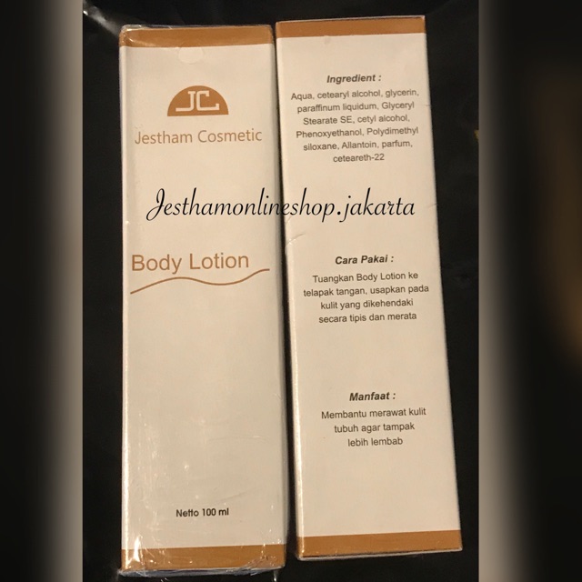 Body Lotion Jestham Cosmetic