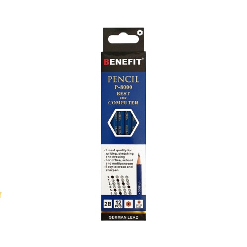 

Dijual Grosir Pensil 2B Benefit P-8000 Biru Berkualitas
