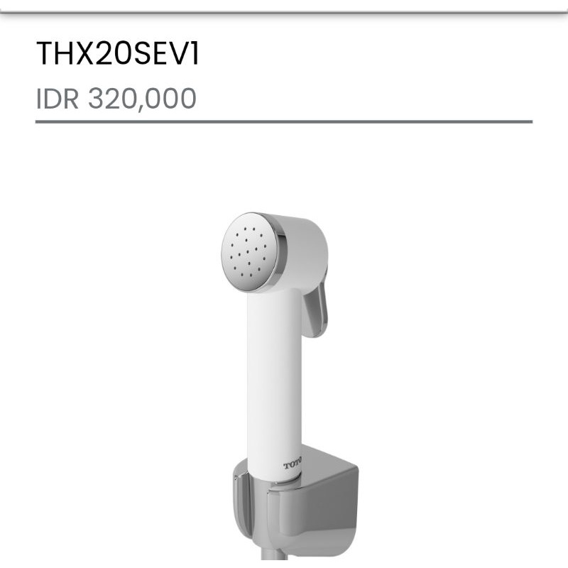 Jet Shower Closet Toto Thx20sev1 Putih/Jet sparay toto kloset thx 20 sev1 original