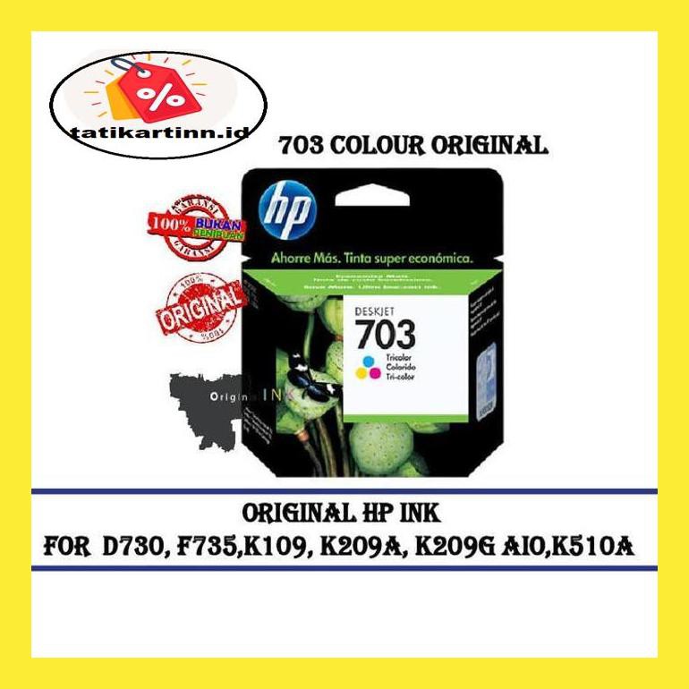 

740Dpppt Tinta Hp 703 Colour Original - Merah 8D6Mpt0P