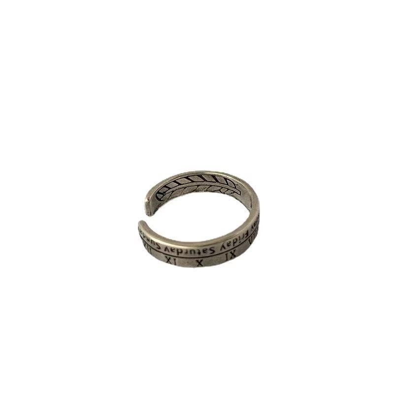 Cincin Model Terbuka Dapat Disesuaikan Gaya retro Untuk Pria Dan Wanita