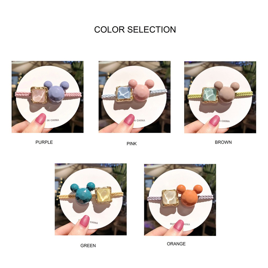 Civeto IK76 Ikat Rambut Korea Wanita MK Crystal Women Hair Band-1