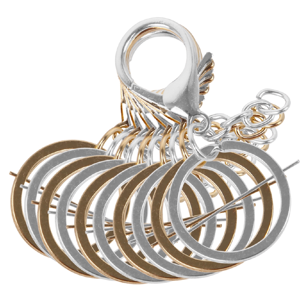 5pcs Metal Holders Key chain Lobster Clasps Klip Kait Snap Gesper Pinggang Gantungan Kunci Putar Trigger Key Ring Keys Liontin