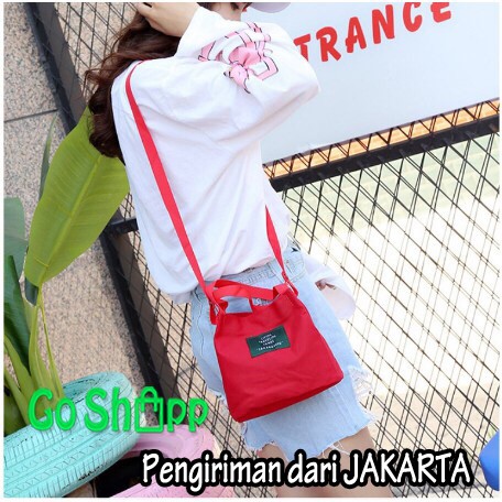 Mini Tote Bag Kanvas Import High Quality - ToteBag Kanvas Import Fashion Korea Termurah [TE01]