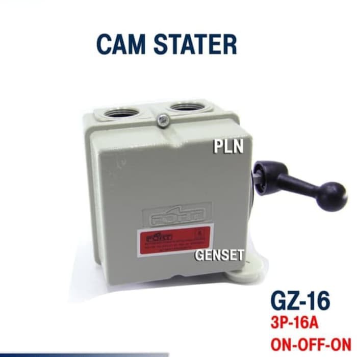 Cam Starter / OHM Saklar / COS / Genset / Handle 3P 16A GZ FORT