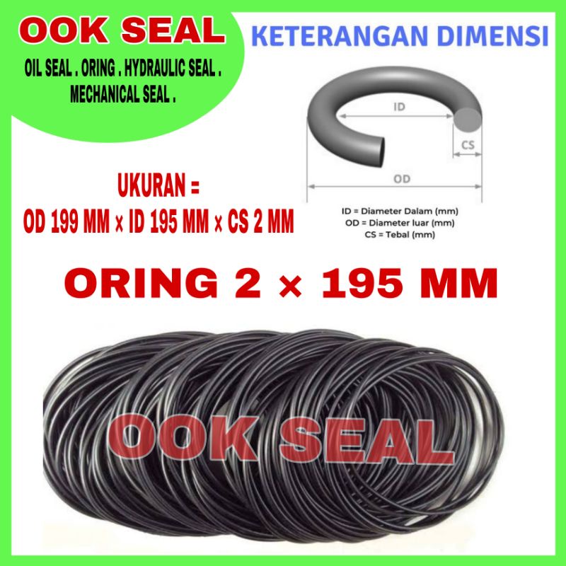 oring 2 x 195 / oring seal 2 x 195 / seal oring 2 x 195 / seal 2 x 195 / oring seal 2 x 195mm / orin