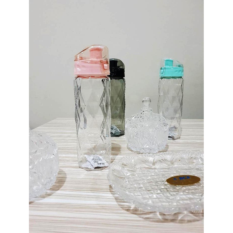 (COD)  BOTOL MINUM KRISTAL / PLASTIK / 750ML / BOTOL MINUM MURAH TERBARU