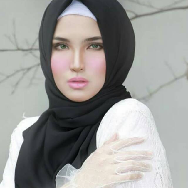 Pashmina Hijab Pasmina Diamond Crepe Krep Polos