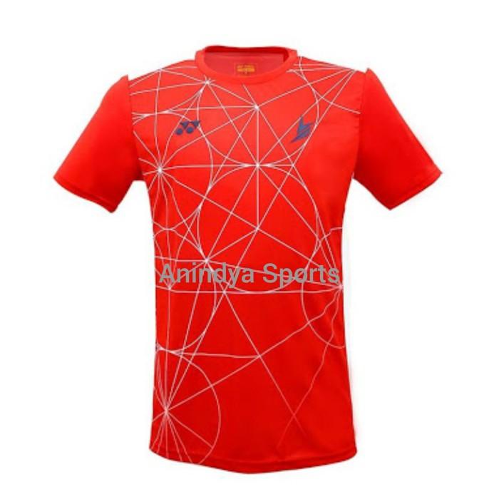 Flum | Kaos Badminton Yonex Original Lindan Series 1808 Coc 2 Fiery Red